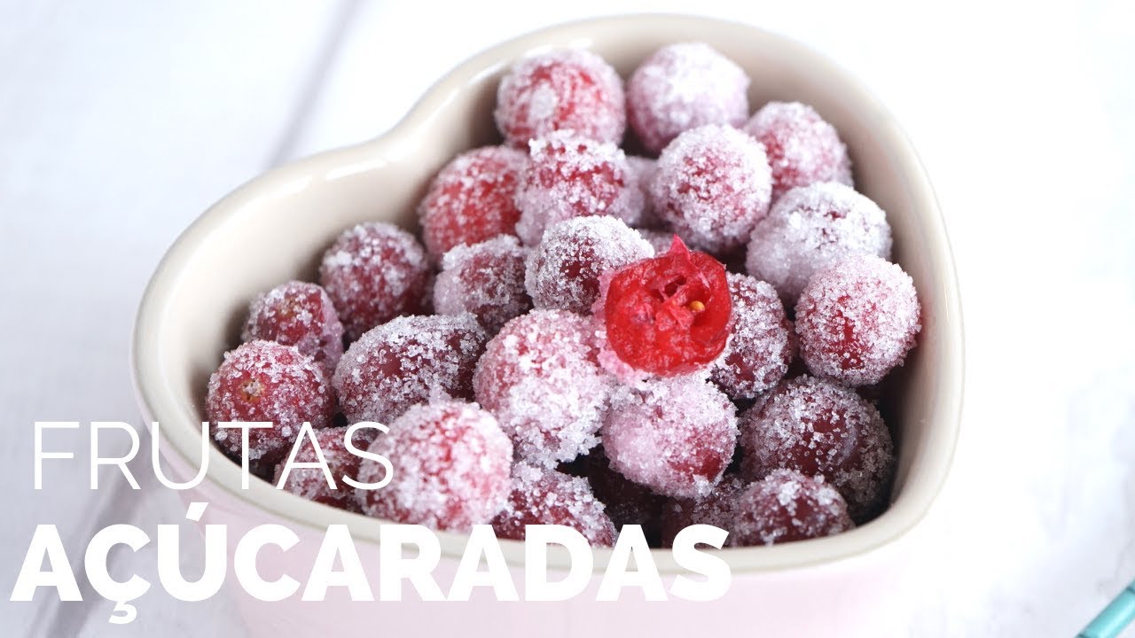 FRUTAS AÇUCARADAS - DECORE SUAS SOBREMESAS DE NATAL | BELLARIA CHOCOLATIER | RAQUEL CICOLIN
