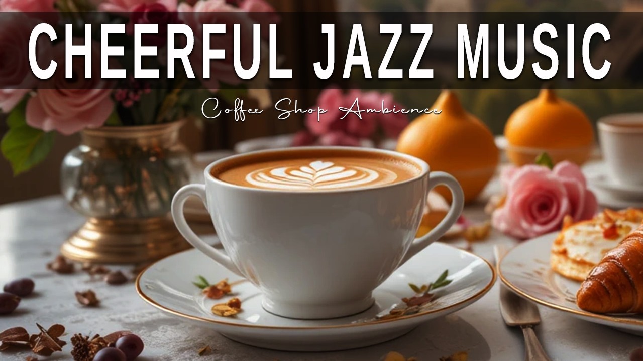 Cheerful Jazz Music ☕ Bossa Nova instrumental for  Working, Studying and Stress Relief