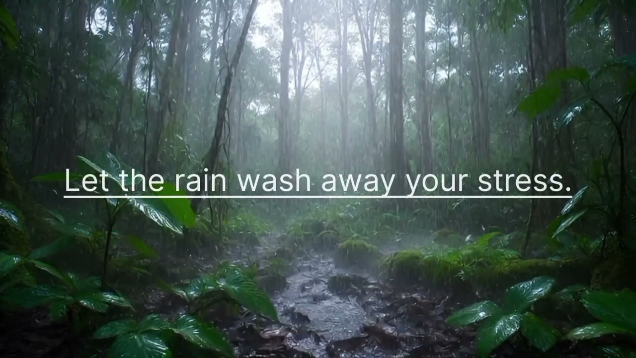 Rainforest Rain Sounds 10 Minutes – Deep Jungle Ambience for Sleep, Relax & Study