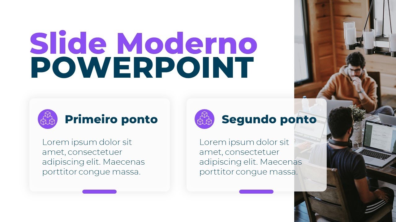 Como Criar um Slide com Design moderno no PowerPoint