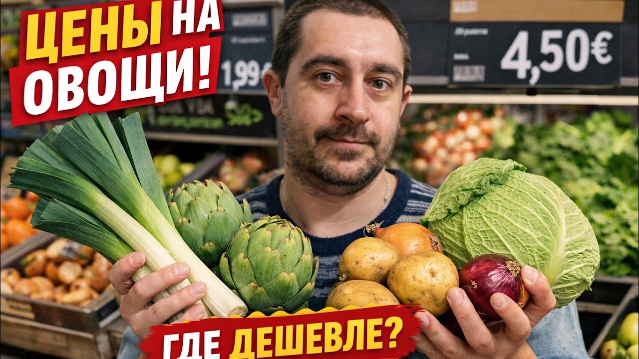 Небольшой обзор базовых овощей из двух магазинов. 