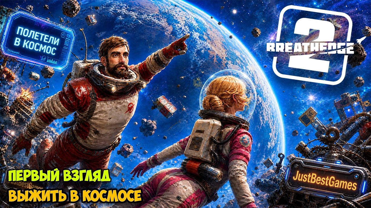 Breathedge 2 - Релиз игры - Выжить в космосе ( первый взгляд )