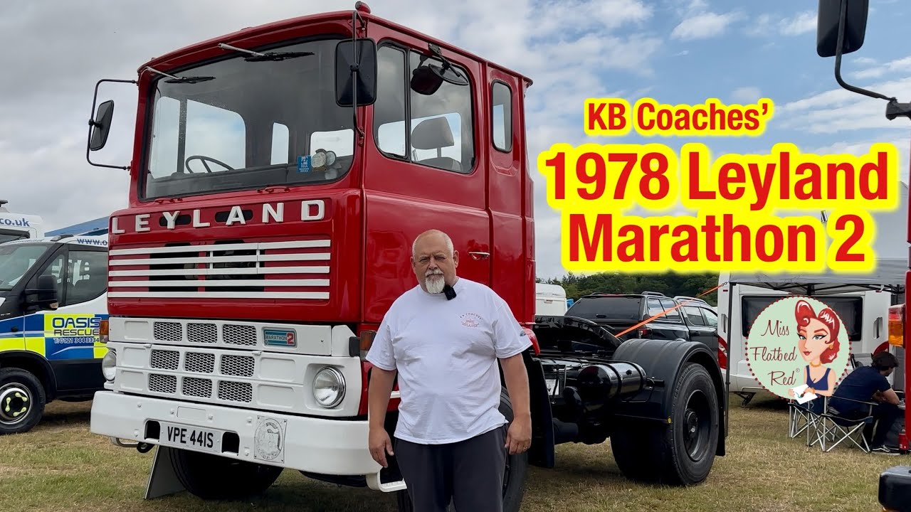 KB Coaches’ 1978 Leyland Marathon 2 Cabover Truck Tour with Andy Francis