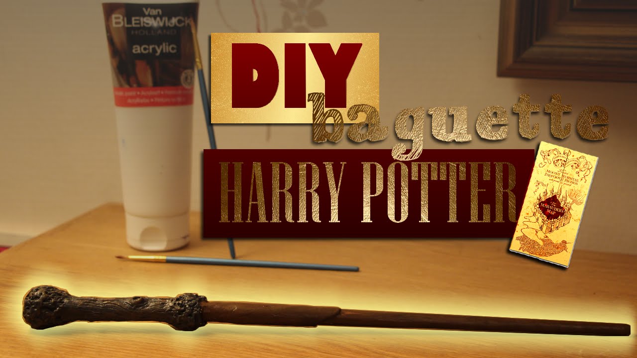 DIY - Comment faire la BAGUETTE DE HARRY POTTER