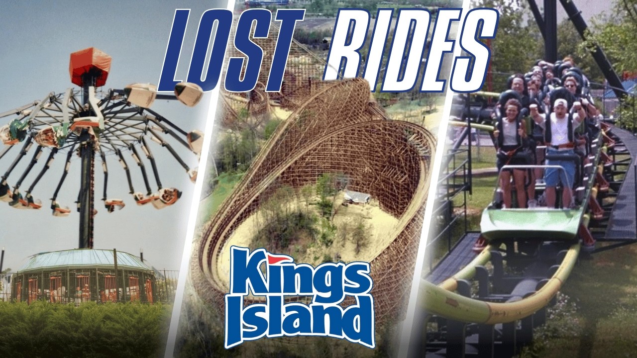 10 LOST Rides of Kings Island REVEALED