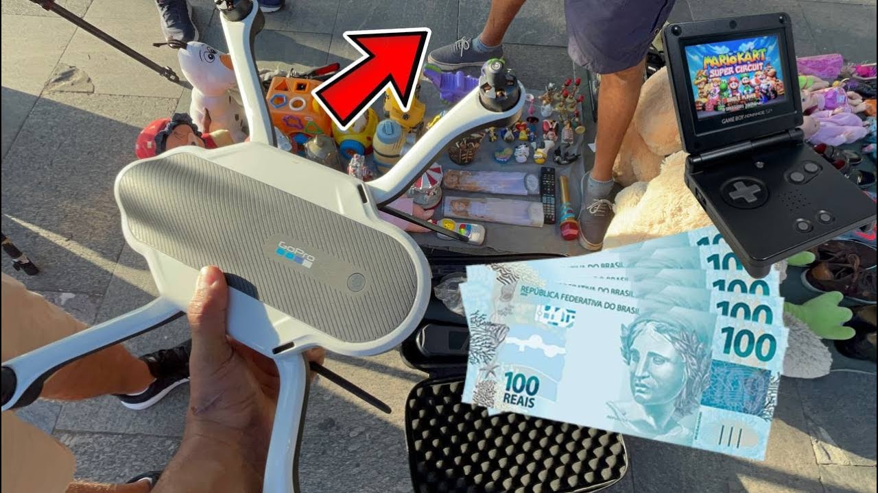 GASTEI DINHEIRO DEMAIS NA FEIRA DO ROLO ATÉ DRONE EU COMPREI E...