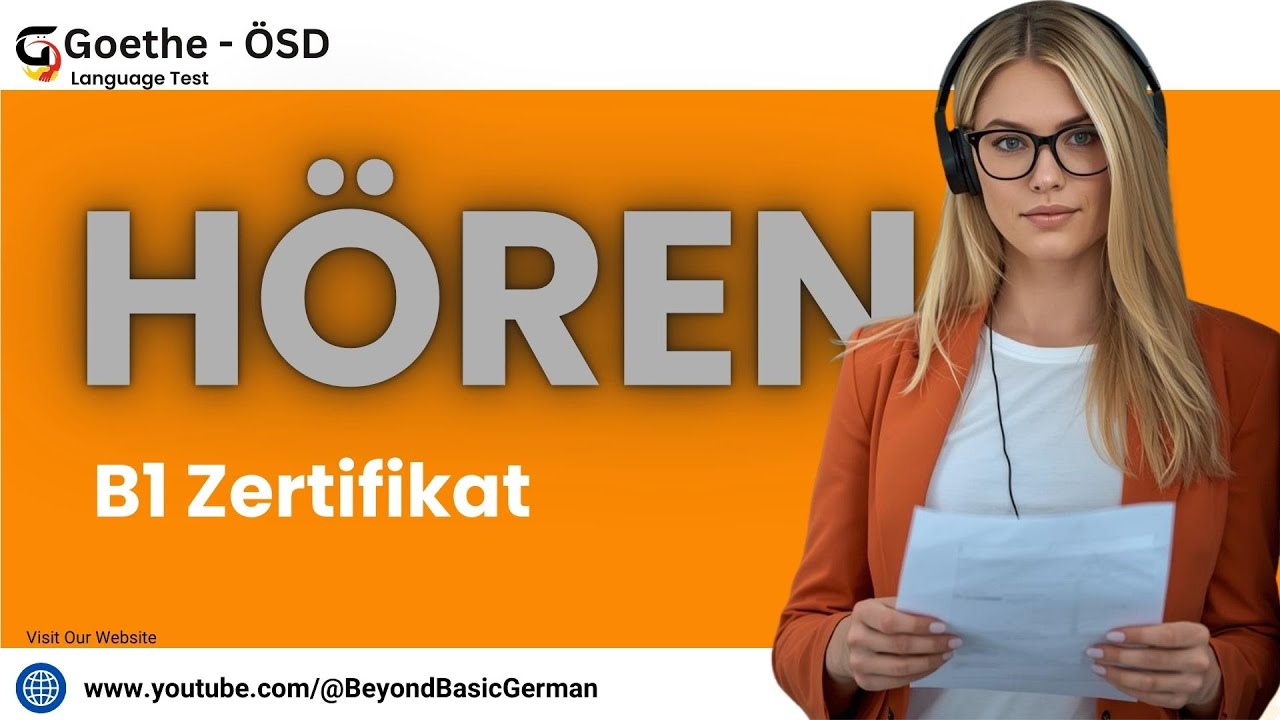 GOETHE - ÖSD  B1 ZERTIFIKAT 2026  HÖREN  Modelltest 01