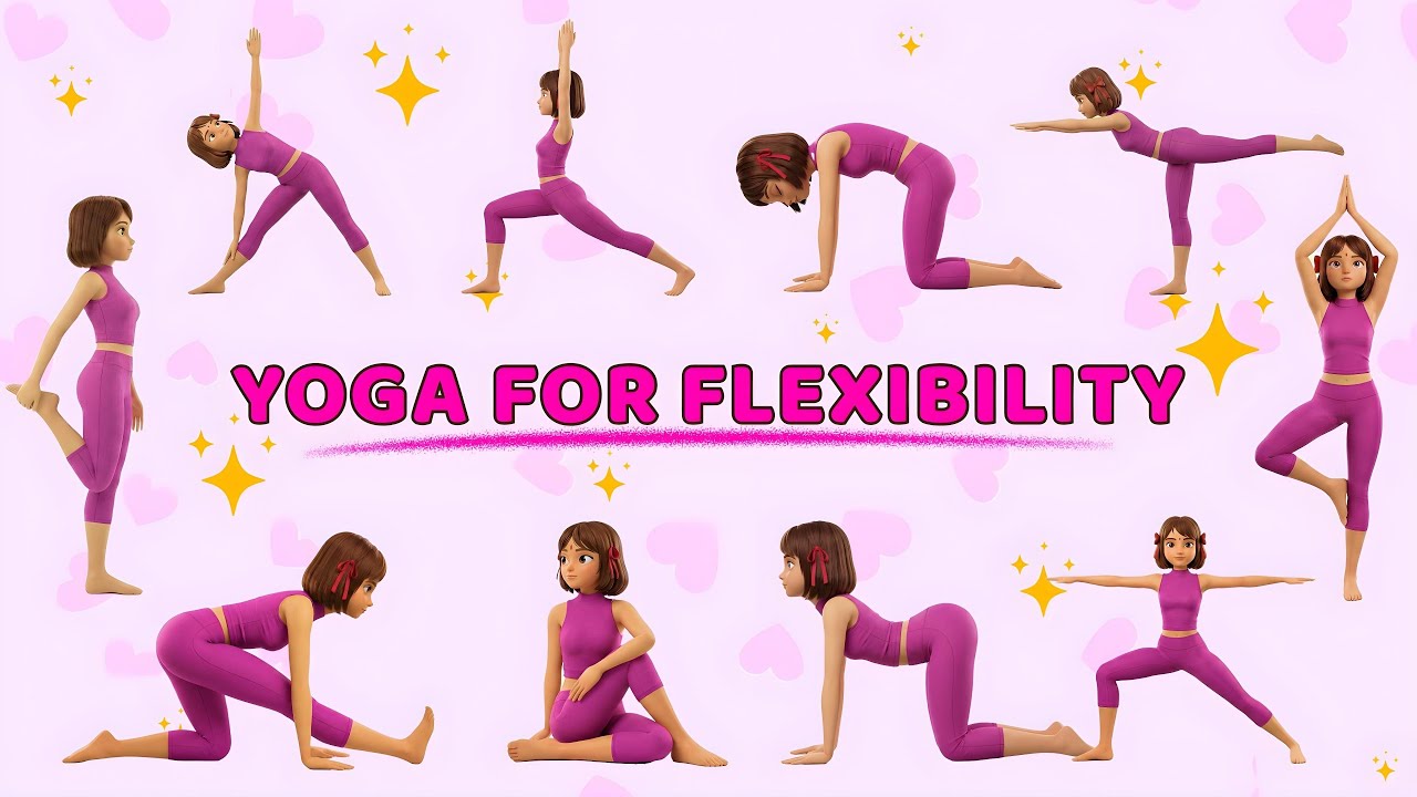 Йога с Нежей 🧘‍♀️ | Мягкая йога на гибкость для детей
