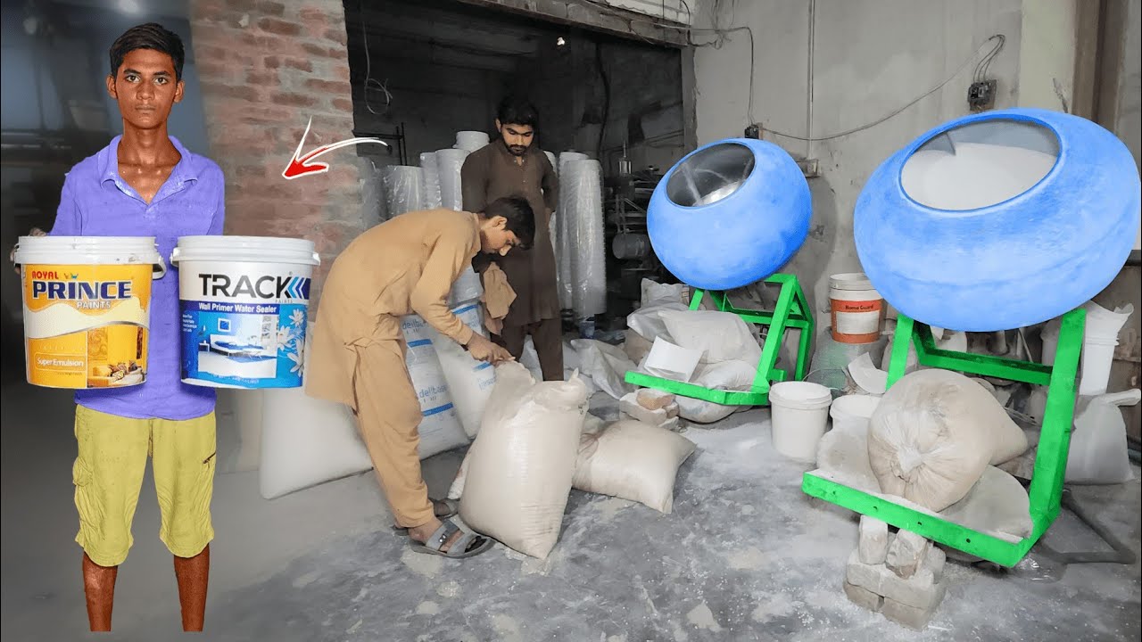 The Manufacturing Process of 20 Liter Plastic Paint Bucket Mass Production in Factory