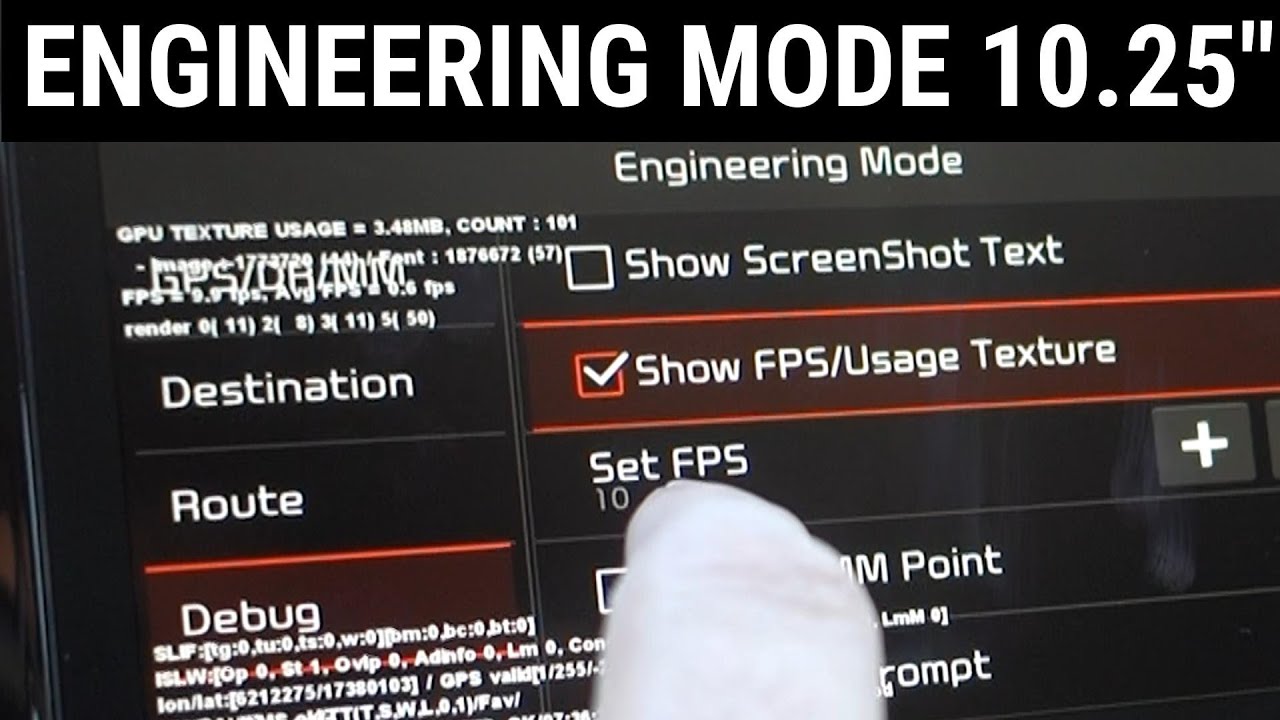 Engineering mode walkthrough 10.25