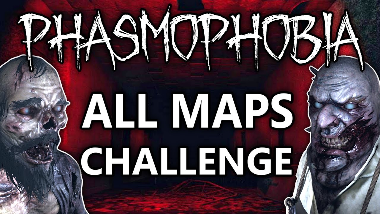 I Did a MEGA Challenge on ALL Maps in Phasmophobia and it was TERRIFYING