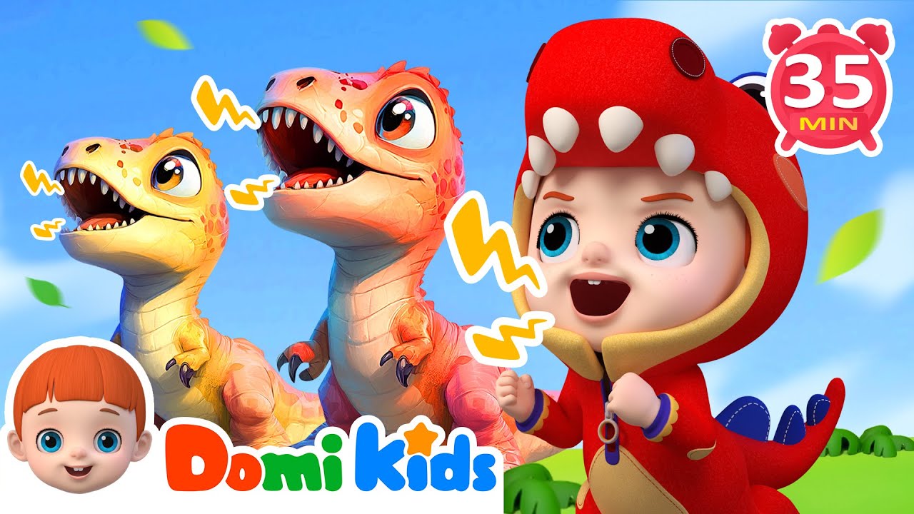 我是霸王龍 + 更多兒歌🎵｜人氣兒歌🔥｜連續播放📀｜TOP兒歌🎶｜寶貝多米