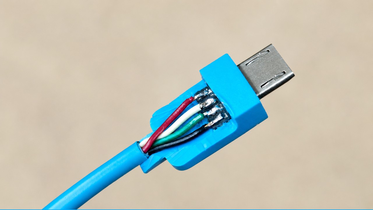 How to repair micro USB charging cable