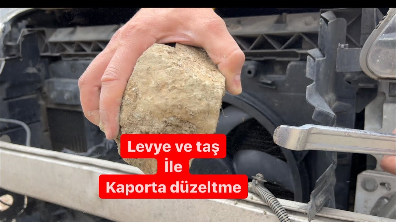 Kaporta tamiri - Levye ve Tas kullanarak çamurluk düzeltmeyi denedim - kasapliktaki 2. Günüm