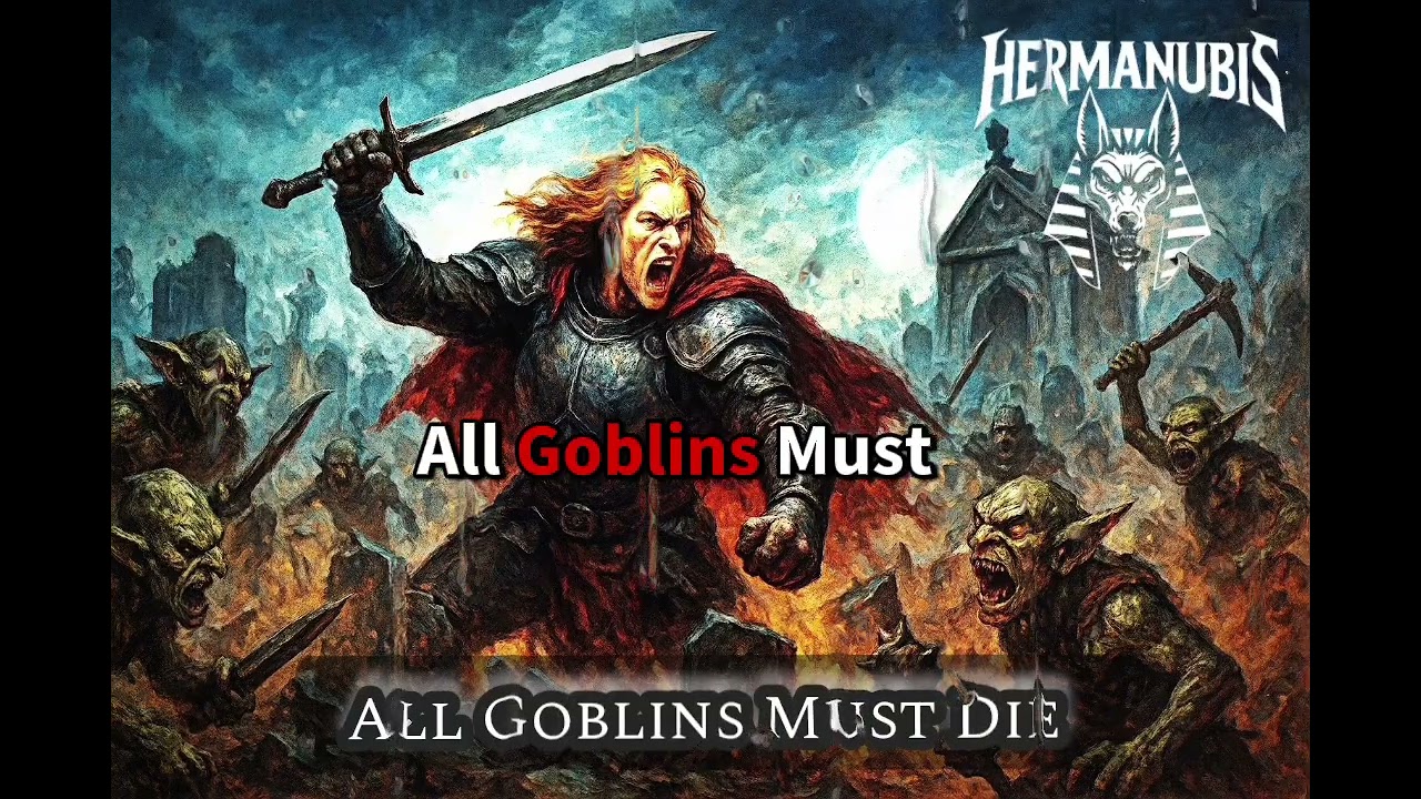All Goblins Must Die by HERMANUBIS (Suno ChatGPT) #powermetal #metal #heavymetal 