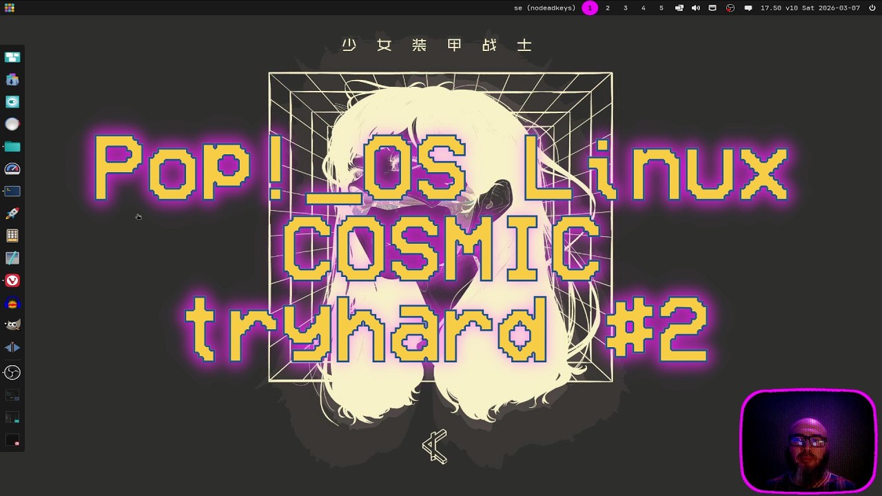 Pop OS Linux COSMIC tryhard part 2 #foss #gnu #linux #popos #ubuntu #debian #cosmic