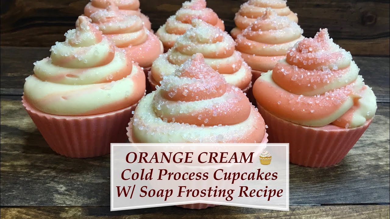 Making Cold Process Cupcakes w/ Soap Frosting Recipe included | Ellen Ruth Soap
