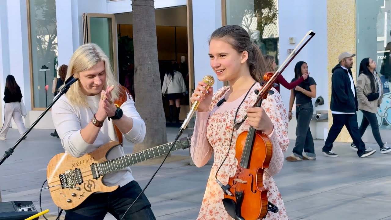 His Reaction When I Sing | Stand By Me - Karolina Protsenko