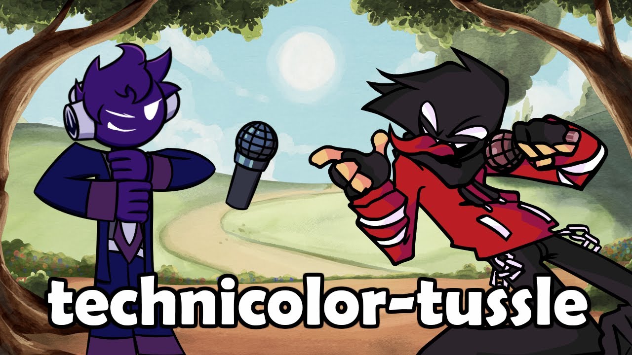 Friday Night Funkin technicolor-tussle but Void and Agoti sing it
