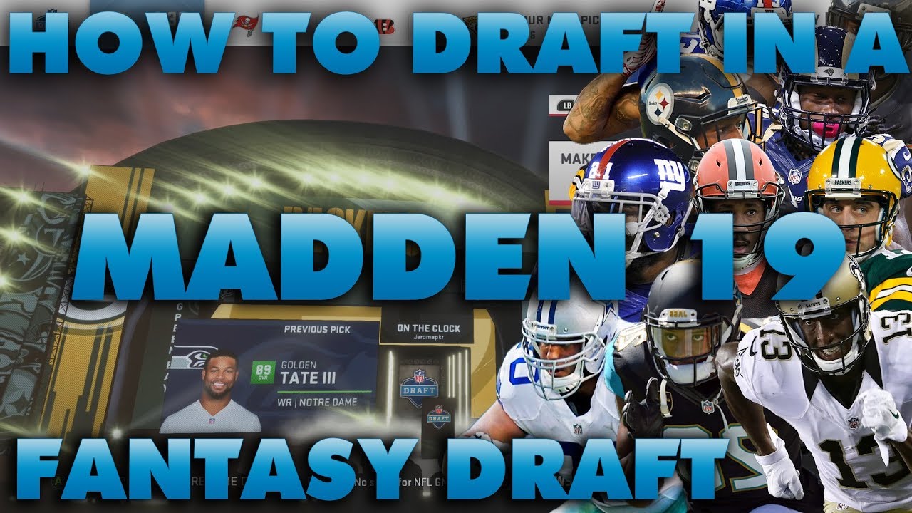 This is How to Draft The Perfect Team In A Fantasy Draft Franchise! Madden 19 Fantasy Draft Tutorial