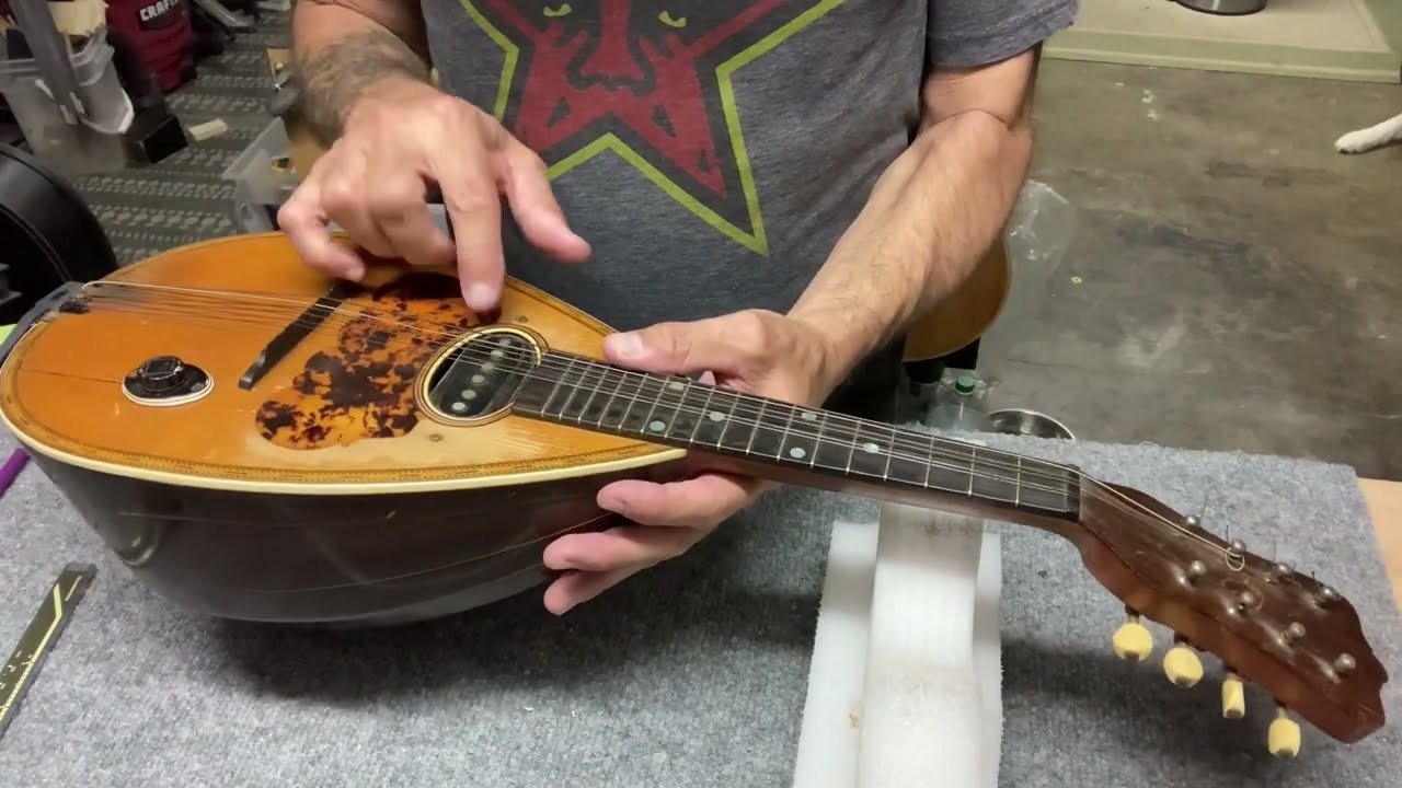 Washburn Mandolin Restoration Part 2