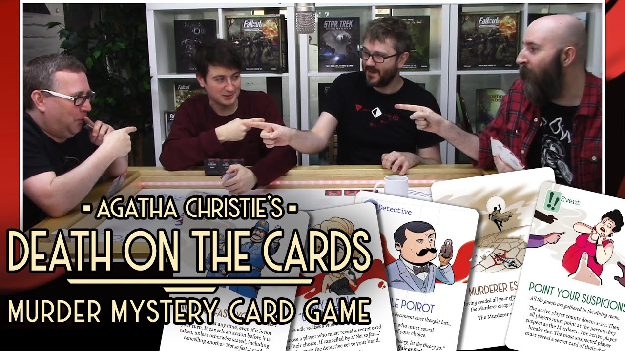 Agatha Christie's Death on the Cards - Murder Mystery Card Game