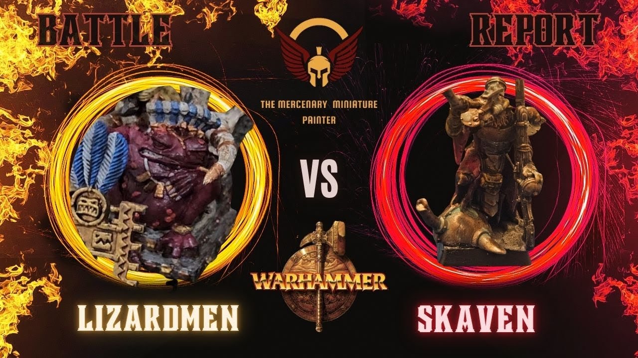 Is The 2nd Gen Slann Broken? Skaven vs Lizardmen Warhammer Fantasy Battle Report
