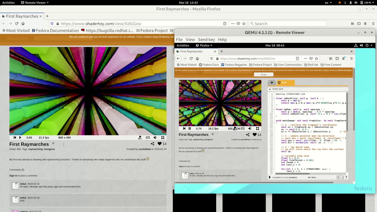 Using Spice with virtual 3D GPU (Virgil)