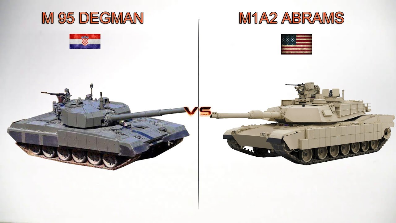 M 95 DEGMAN vs M1A2 ABRAMS
