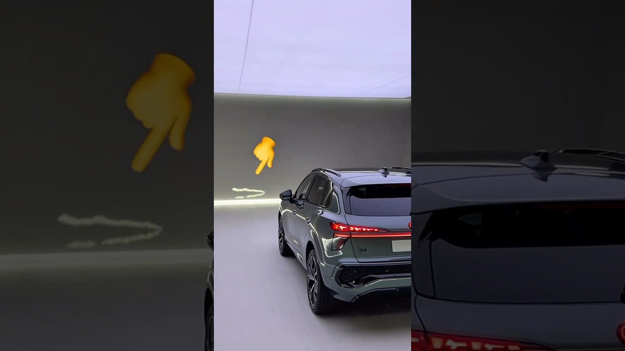 HD Matrix LED light animations in the Audi Q3!