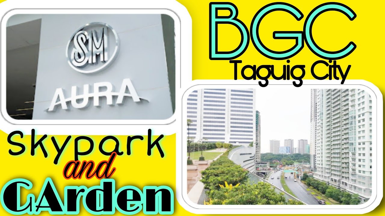 SM AURA Sky Park & Garden Tour | Plant Tour 2021 |BGC|Taguig City| Philippines