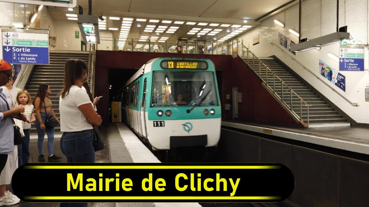 Metro Station Mairie de Clichy - Paris 🇫🇷 - Walkthrough 🚶