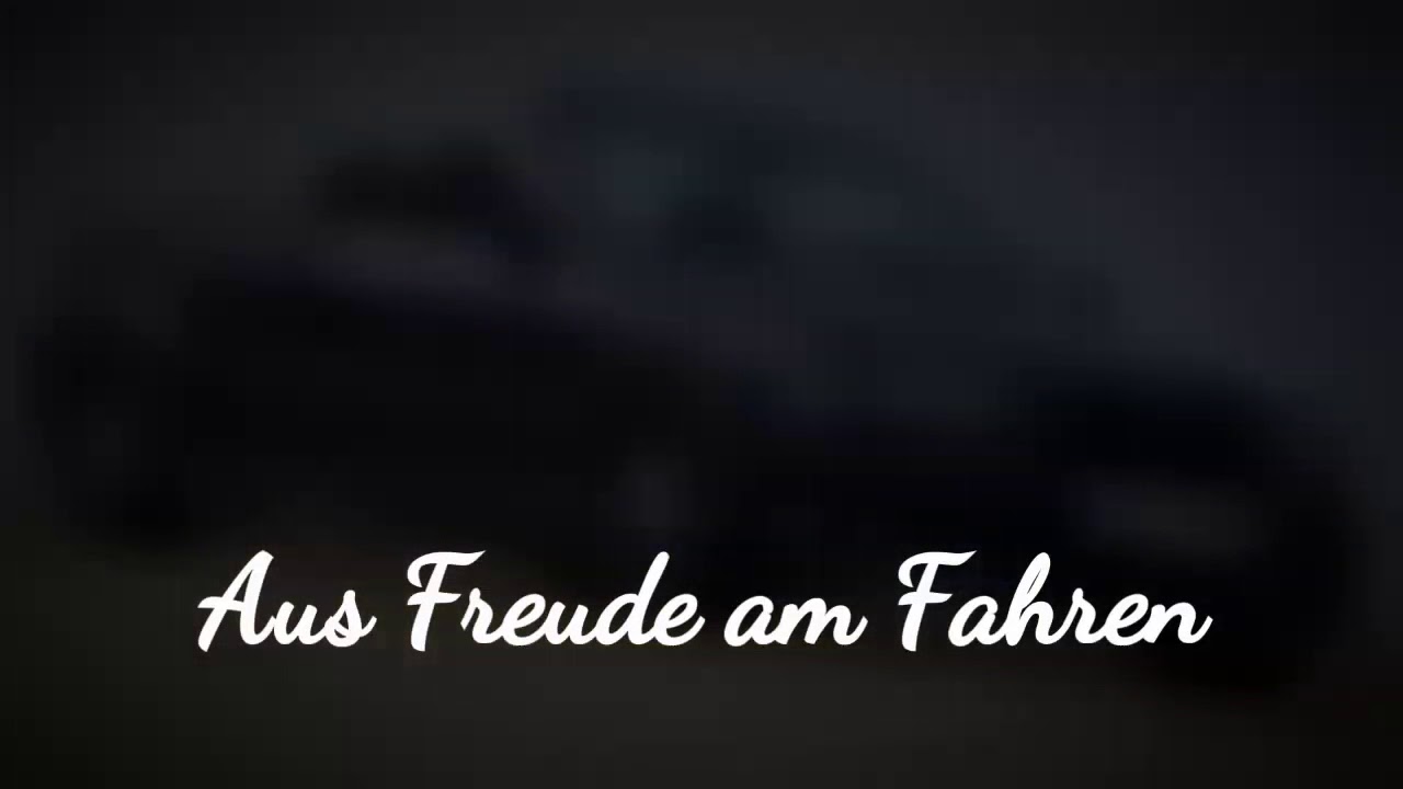 Aus Freude am Fahren