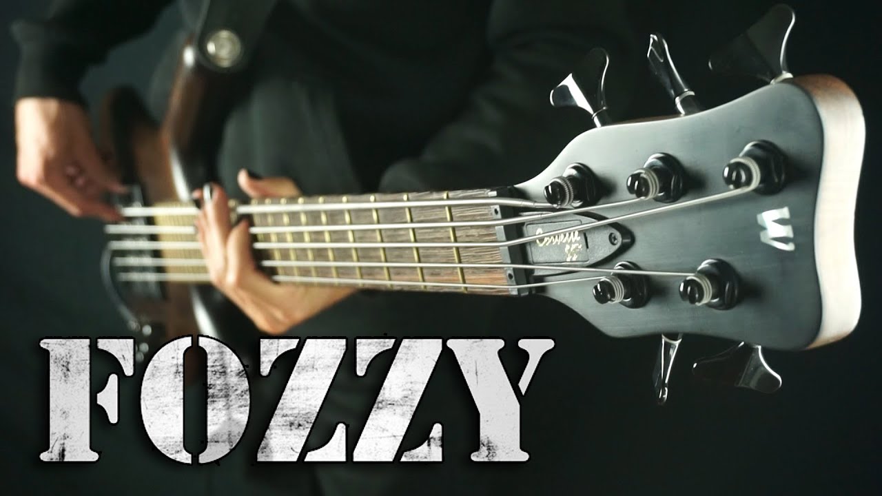 Fozzy - Sane (Bass Cover) + FREE TAB
