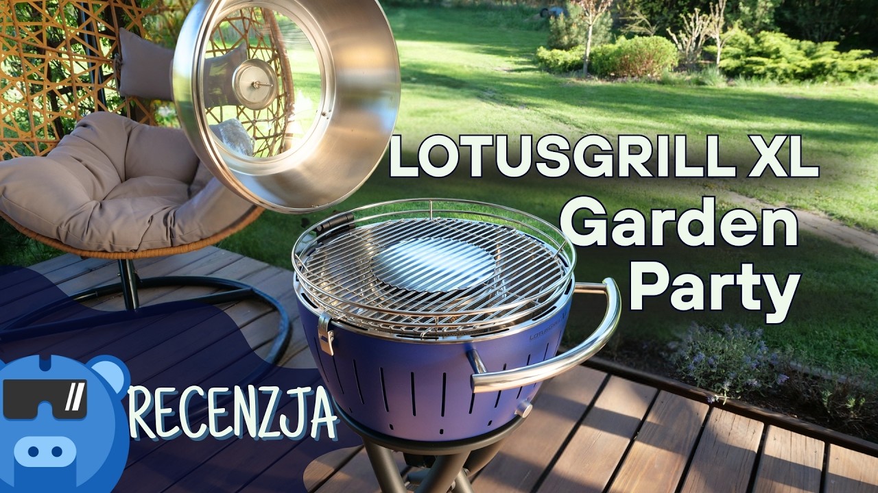 LotusGrill XL Garden Party [RECENZJA] - luksusowe grillowanie bez dymu 😍