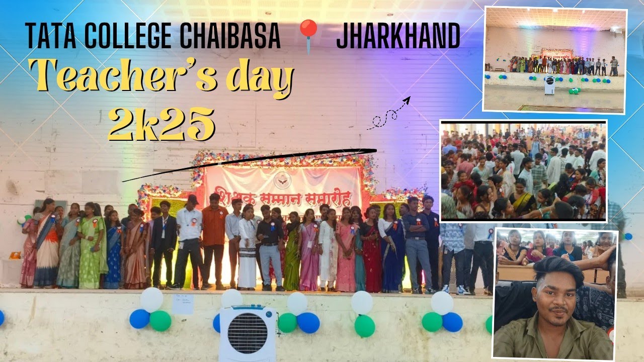 TATA college chaibasa teachers day 2025🔥#dailyvlog #vlog 