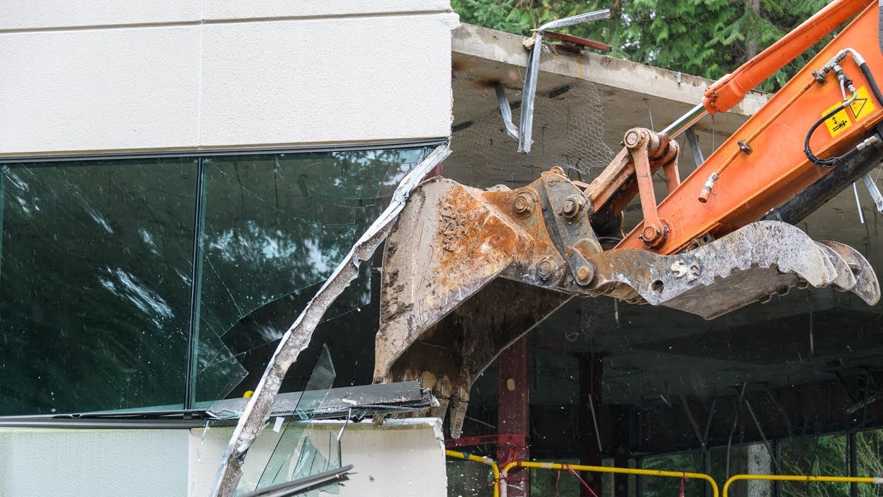 Microsoft begins demolition of its original campus buildings