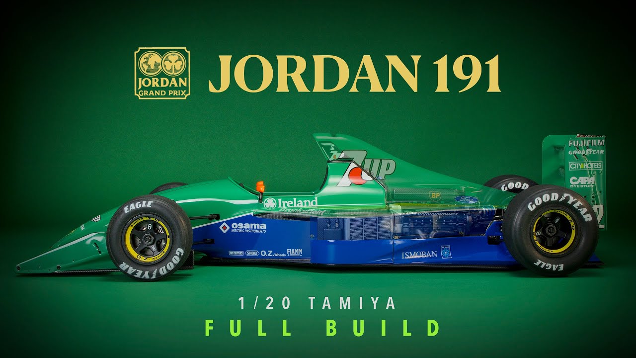 Jordan 191 Formula One - Tamiya - 1/20 - Scale Model Build - Full Build