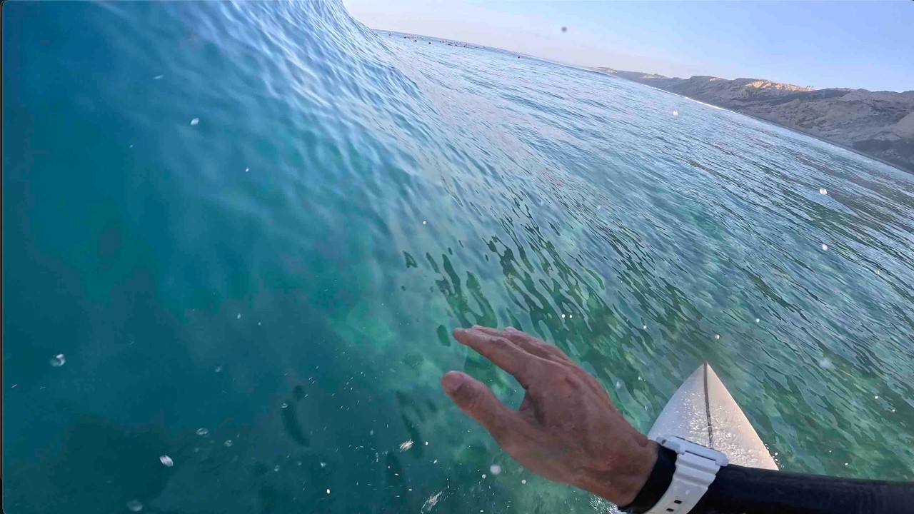 ever taken too big of a board out surfing? (rising swell at blacks) 