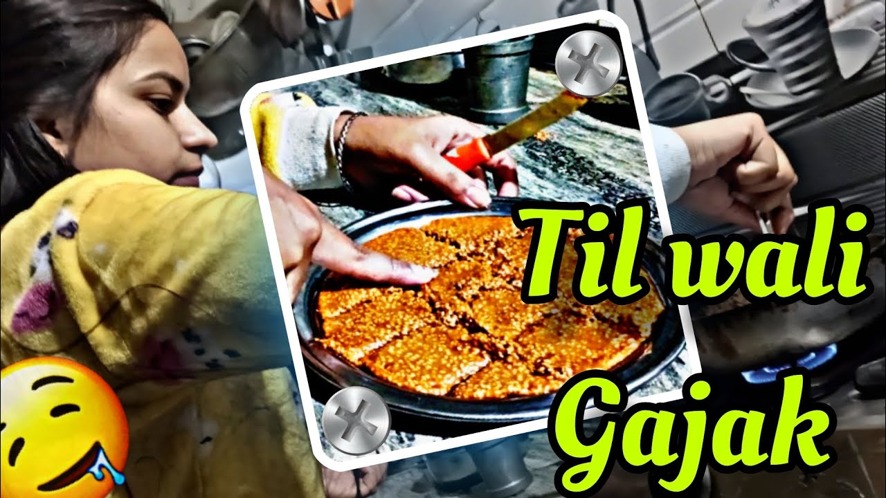 Til wali Gajak bnayi ghar pe || Vlog-277 || Dreamer Tanu ||