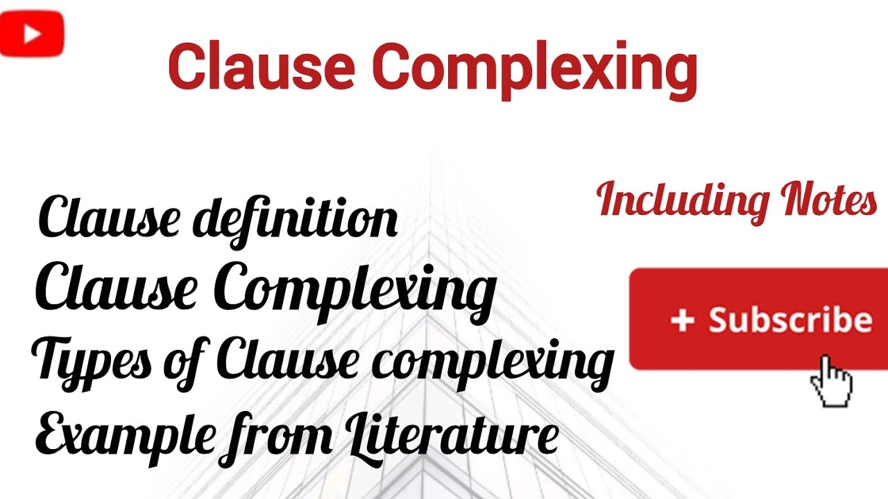 Clause complexing| Types of Clause Complexing| Clause Complexing in Stylistics 