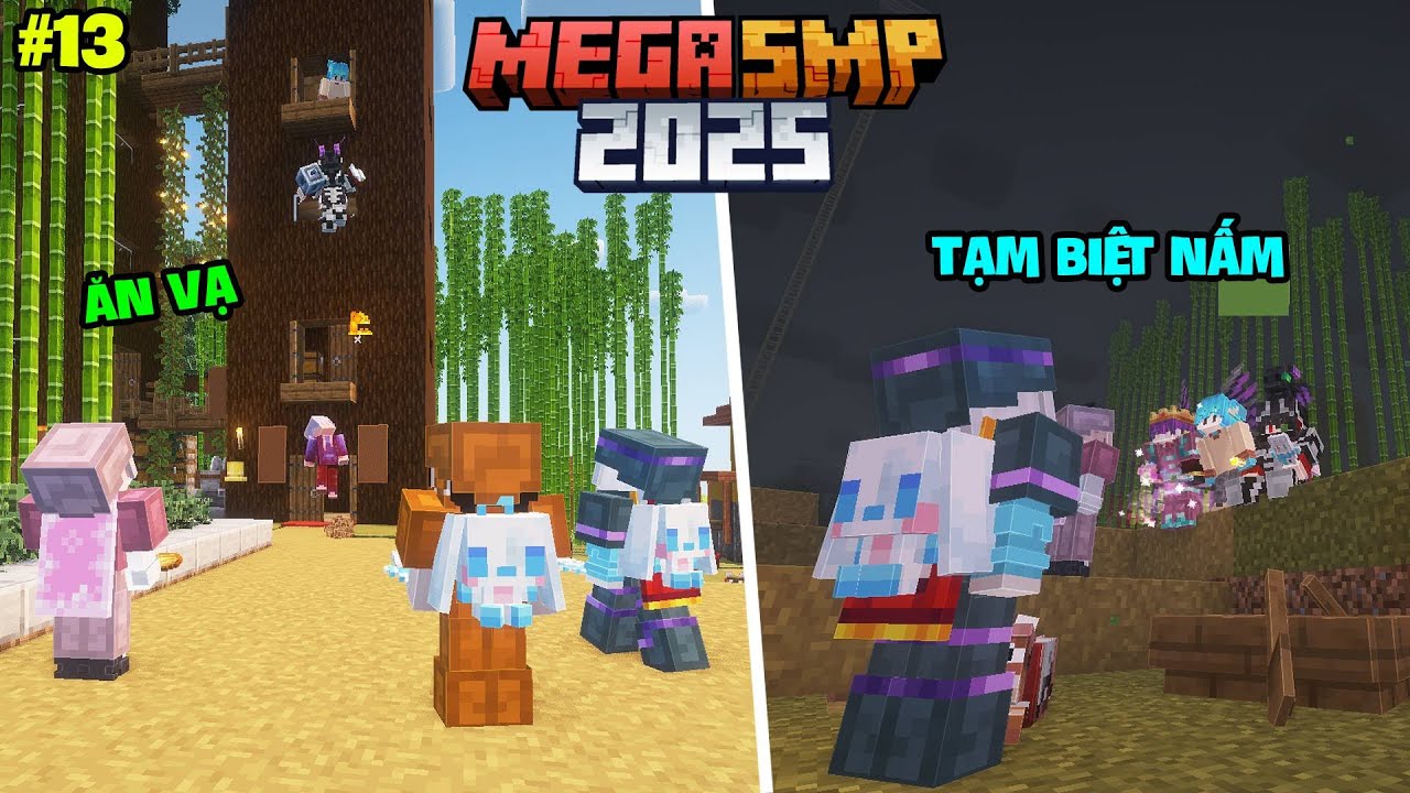 TínNT Ăn Vạ Ở Làng LAMA & Lời Chia Tay Nấm Gumball || Minecraft Mega SMP 2025 Tập 13