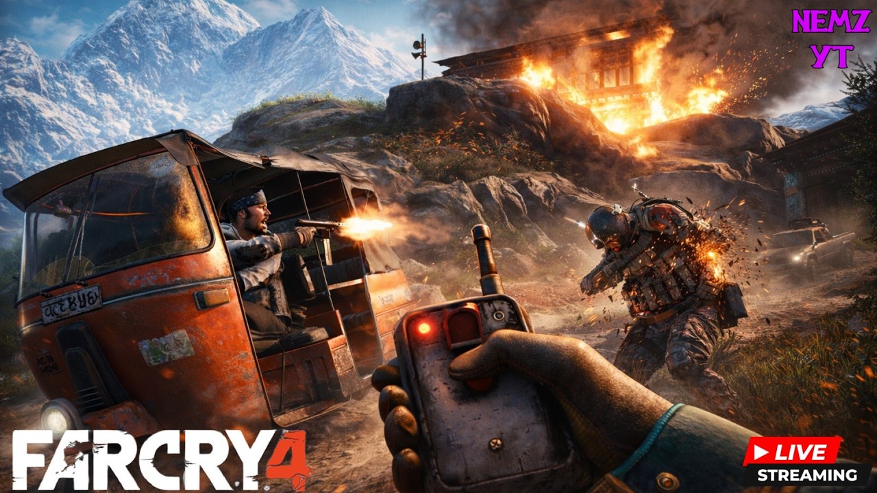 [Hindi] War Gets Personal ⚔️| Story Mode | Far Cry 4 Live 🔴 | Nemz Yt PT:4