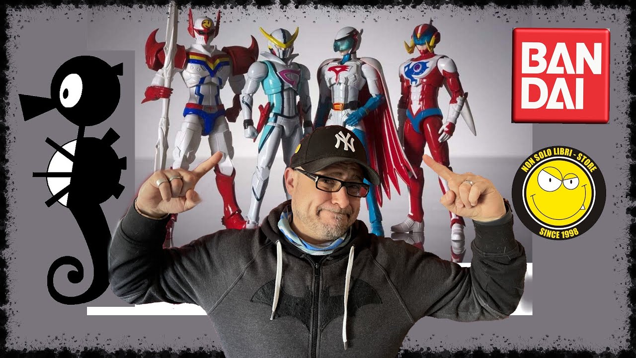 Hurricane Polimar, Tekkaman, Gatchaman e Kyashan!!! INIFINI-T FORCE Bandai version!!!