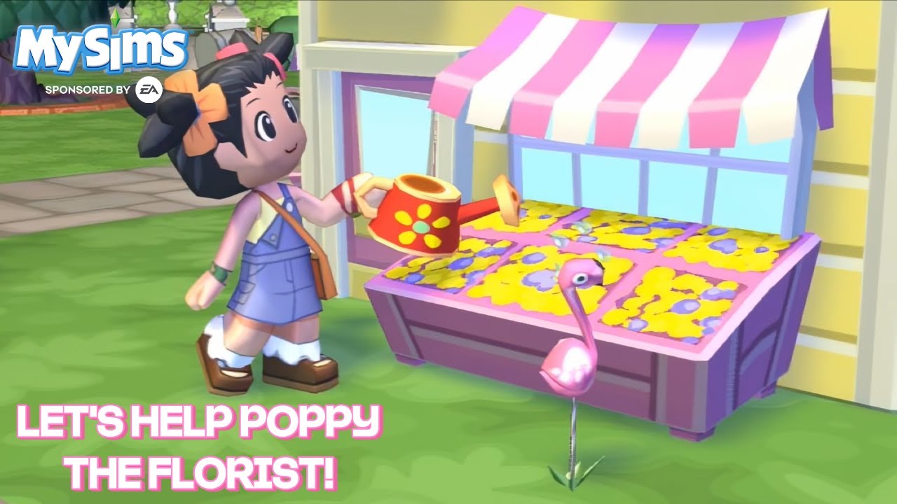 Let's help Poppy the florist in MySims | MySims Cozy bundle gameplay (PART 2) 💐