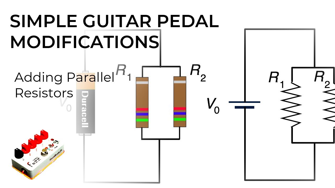 Simplest Guitar Pedal Mods: Parallel Resistors