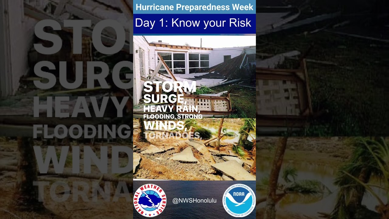 Hurricane Preparedness Week 2023 Day 1 Know Your Risk
