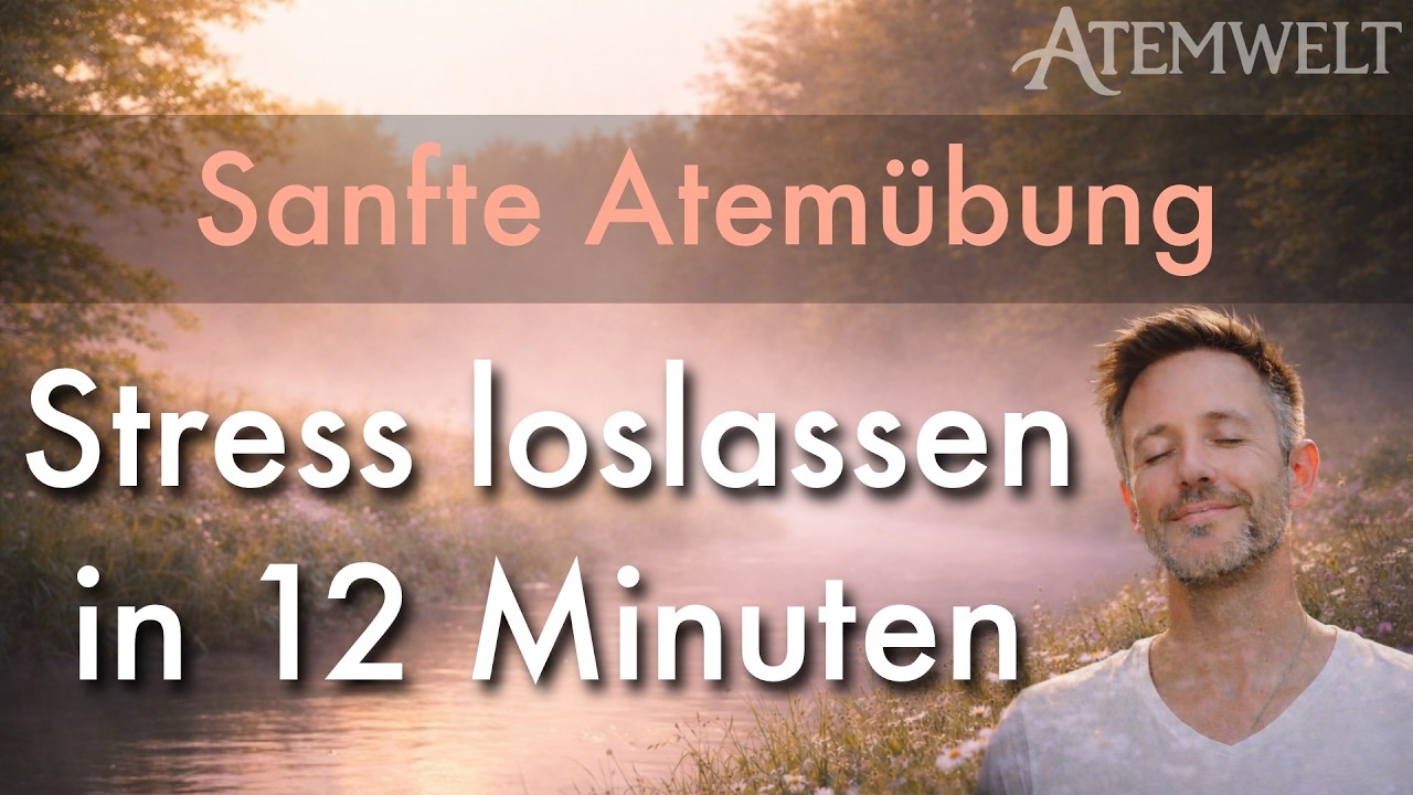 Stress loslassen in 12 Minuten: Geführte 5‑Sekunden-Atmung mit 432 Hz Musik & Theta-Binauralbeat