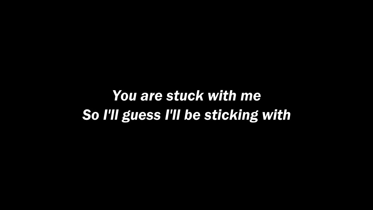 The Neighbourhood - Stuck with Me (lyrics)
