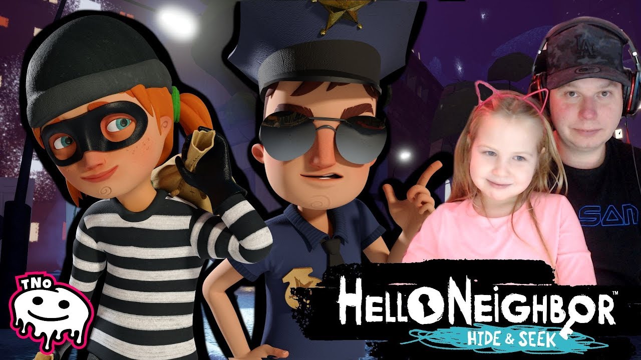 SOUSEDOVY DĚTI ČEKAJÍ NA RODIČE - Hello Neighbor Hide and Seek | Tatínek a Barunka CZ